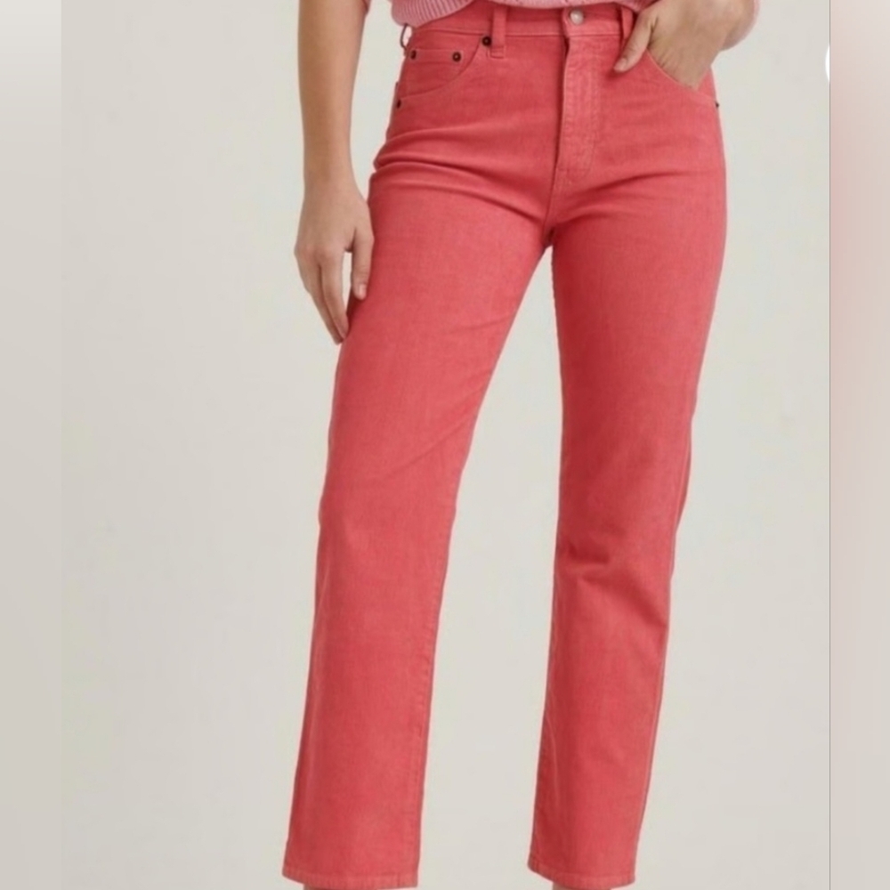 Lucky Brand Midrise Crop Coruroy Keans Sz 12 - Picture 1 of 8